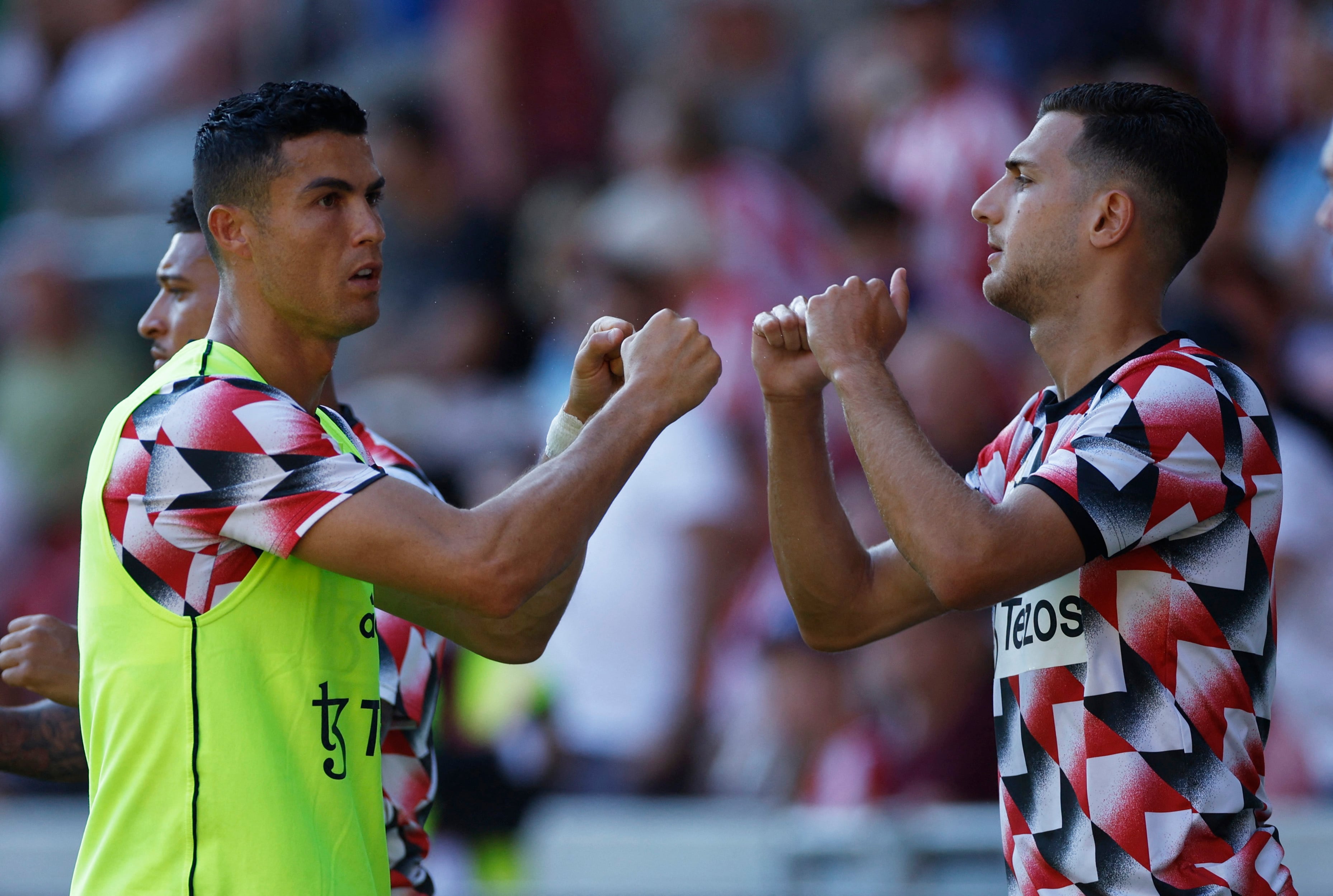 Diogo Dalot destacó la influencia de Cristiano Ronaldo en la disciplina y profesionalidad del Manchester United (Action Images via Reuters/John Sibley)