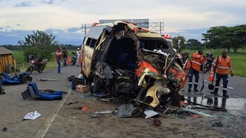 Grave accidente de tránsito en