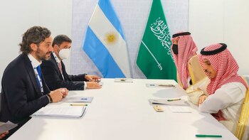 El canciller argentino, Santiago Cafiero,