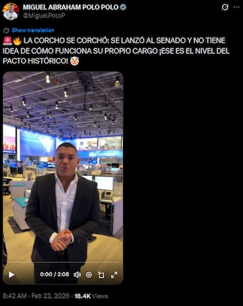 Miguel Polo Polo arremetió contra