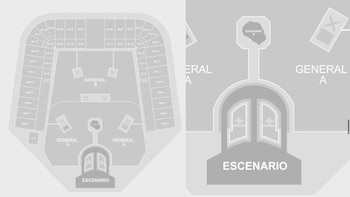 El interés por el tour provocó reacciones masivas en redes sociales y reveló detalles del escenario tras la publicación momentánea del mapa de estadios en Ticketmaster - crédito @tpskarol/ X - Ticketmaster