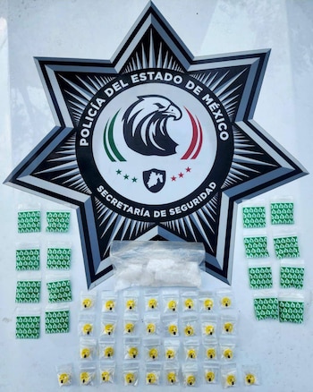 Fotografía de la droga decomisada