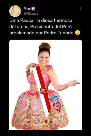 Memes de Dina Páucar.