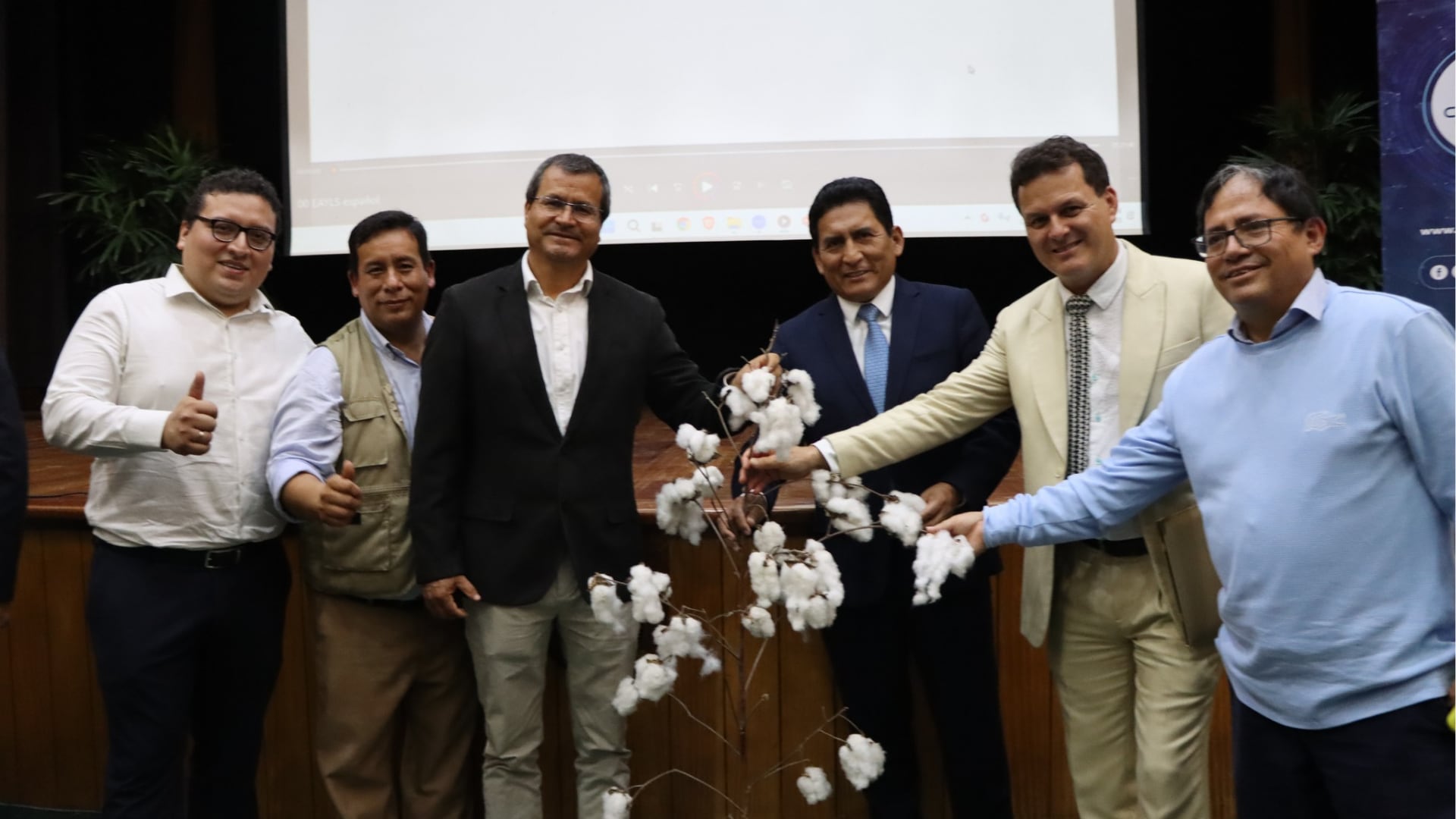 Nueva variedad de algodón de la UNALM promete impulsar la industria textil peruana. (Foto: Agencia Andina)
