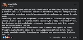 Las palabras que Guillermo Vives