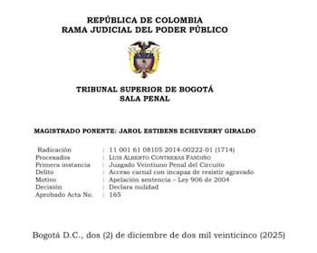 La Sala Penal concluyó que