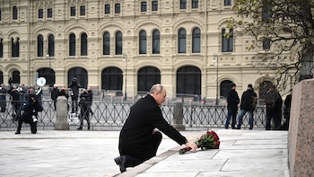 Putin conmemora el "heroísmo soviético" del Día de la Victoria como inspiración para sus fuerzas en Ucrania