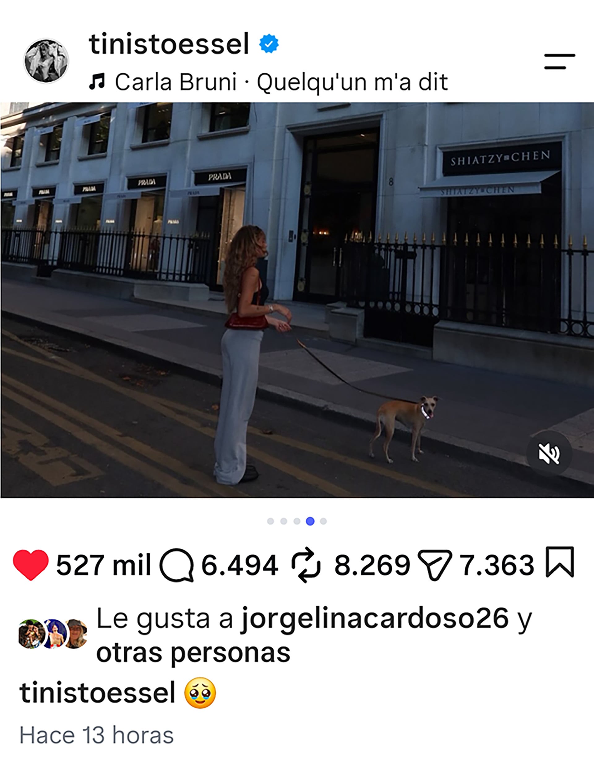 La estadía de Tini Stoessel en París reavivó los rumores de casamiento con Rodrigo De Paul por el emoji de anillo de compromiso en sus publicaciones