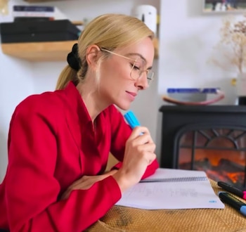 Kira Miró en el salón de su casa en el centro de Madrid (Instagram / @kiramiro)