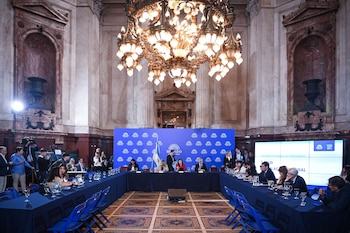 Reunión plenaria de las comisiones de Relaciones Exteriores y Culto y de Industria y Comercio