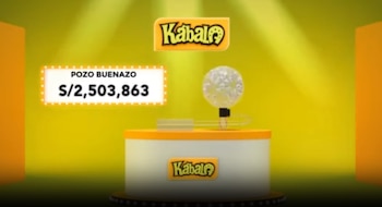 Kábala: video del último sorteo