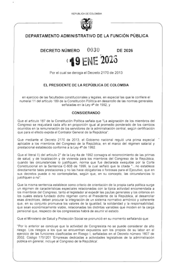 Este es el Decreto 0030