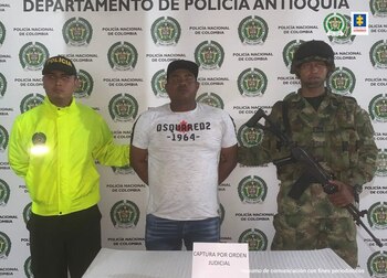 Luis Arley Cararrubia Ramos, alias Tomatón, estaría vinculado a un paro armado en 2022 que surgió como retaliación a la extradición de alias Otoniel a Estados Unidos - crédito Fiscalía General de la Nación