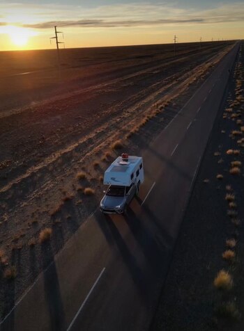 La pareja a bordo de