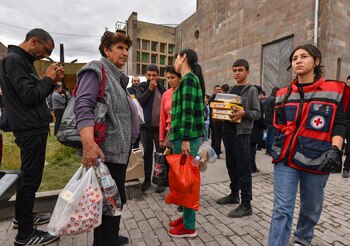 Armenios de Nagorno Karabaj en