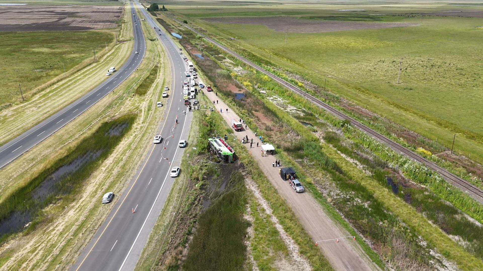 El lugar donde ocurrió el siniestro