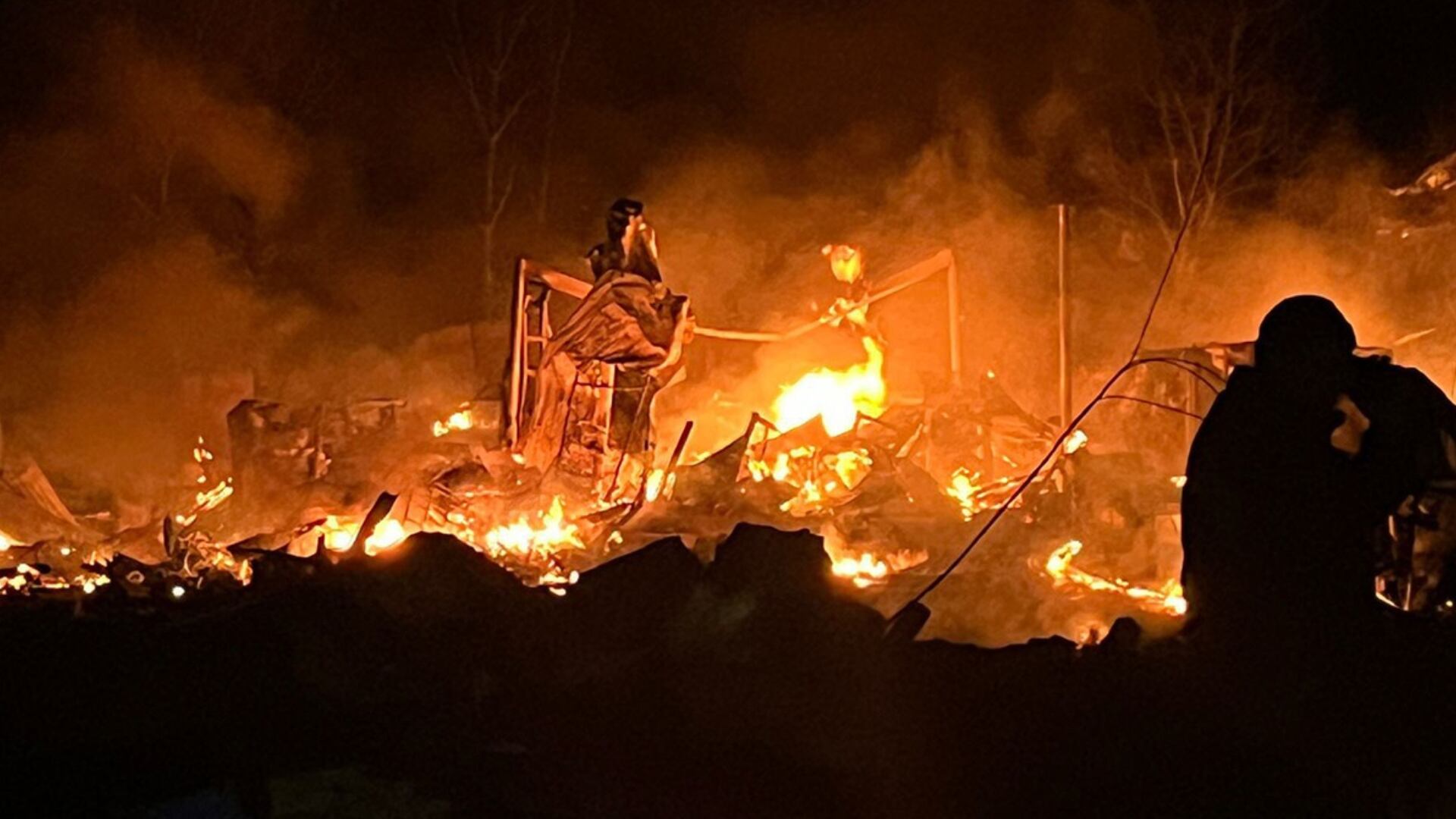 El Servicio Estatal de Emergencias de Ucrania auxilió a las víctimas del ataque ruso (Facebook)