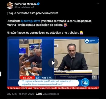 La representante aseguró que la