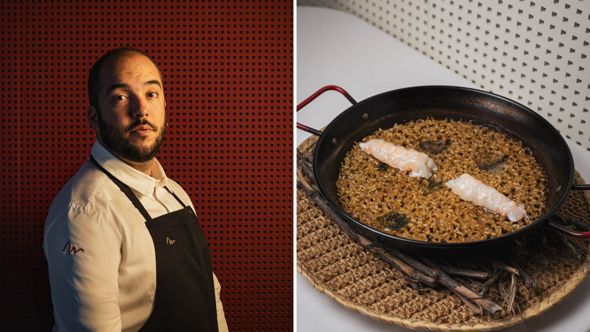 El chef Miquel Pardo, al frente de los restaurantes Cruix y Melós, en Barcelona. (Cedidas)