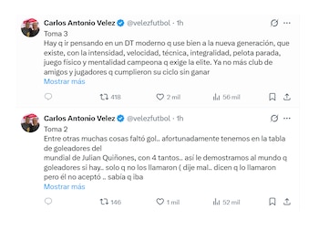 Carlos Antonio Vélez y sus críticas a Néstor Lorenzo