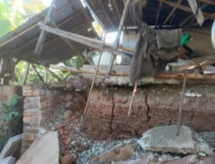 En el Resguardo Karmata Rúa, en Jardín, 40 viviendas resultaron afectadas y 47 familias fueron registradas como damnificadas, además de daños en infraestructura educativa, un Centro de Desarrollo Infantil y un trapiche comunitario - crédito Connpec