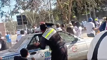 Enfrentamiento entre ciudadanos de Lurin y Pachacamac