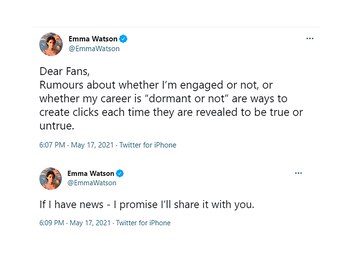 Los mensajes de Emma Watson