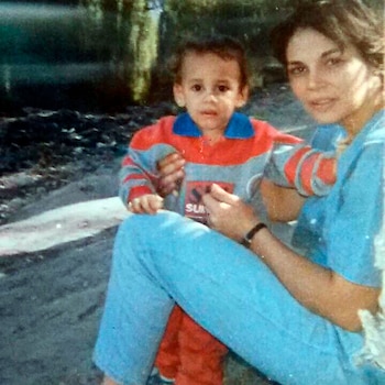 Facundo Pedrini en su niñez,