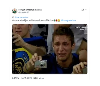 memes de la ceremonia inaugural del Mundial 2026