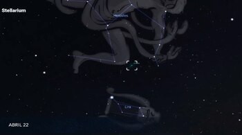 La radiante de las Líridas,