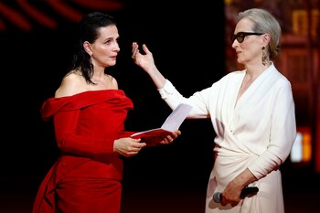 Juliette Binoche y Meryl Streep