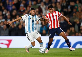 Nicolas González ante la marca