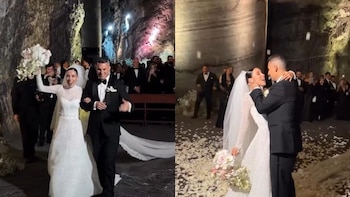 Luisa Fernanda W y Pipe Bueno se casaron: así fue la ceremonia en Zipaquira y estos fueron los invitados