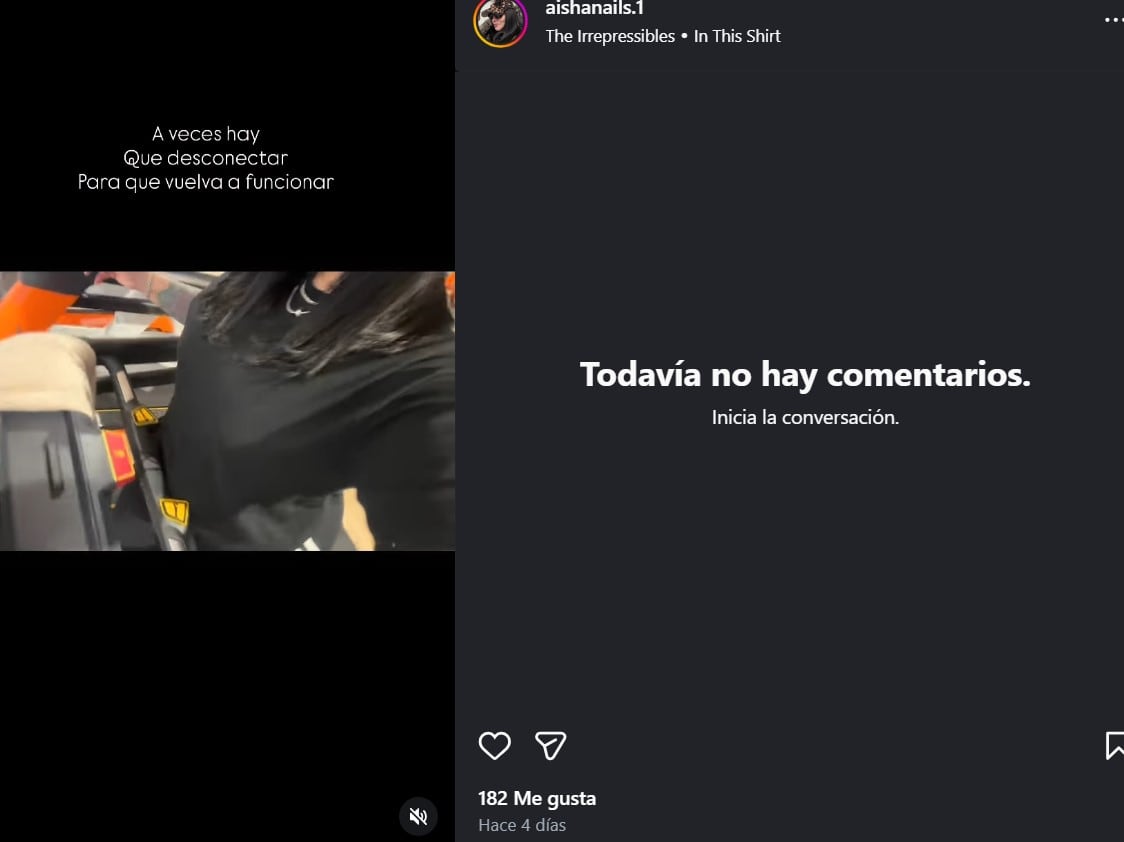 Reaparece Verónica González sin barriga tras afirmar que esperaba hijos de Josimar. Instagram/@aishanails.1.