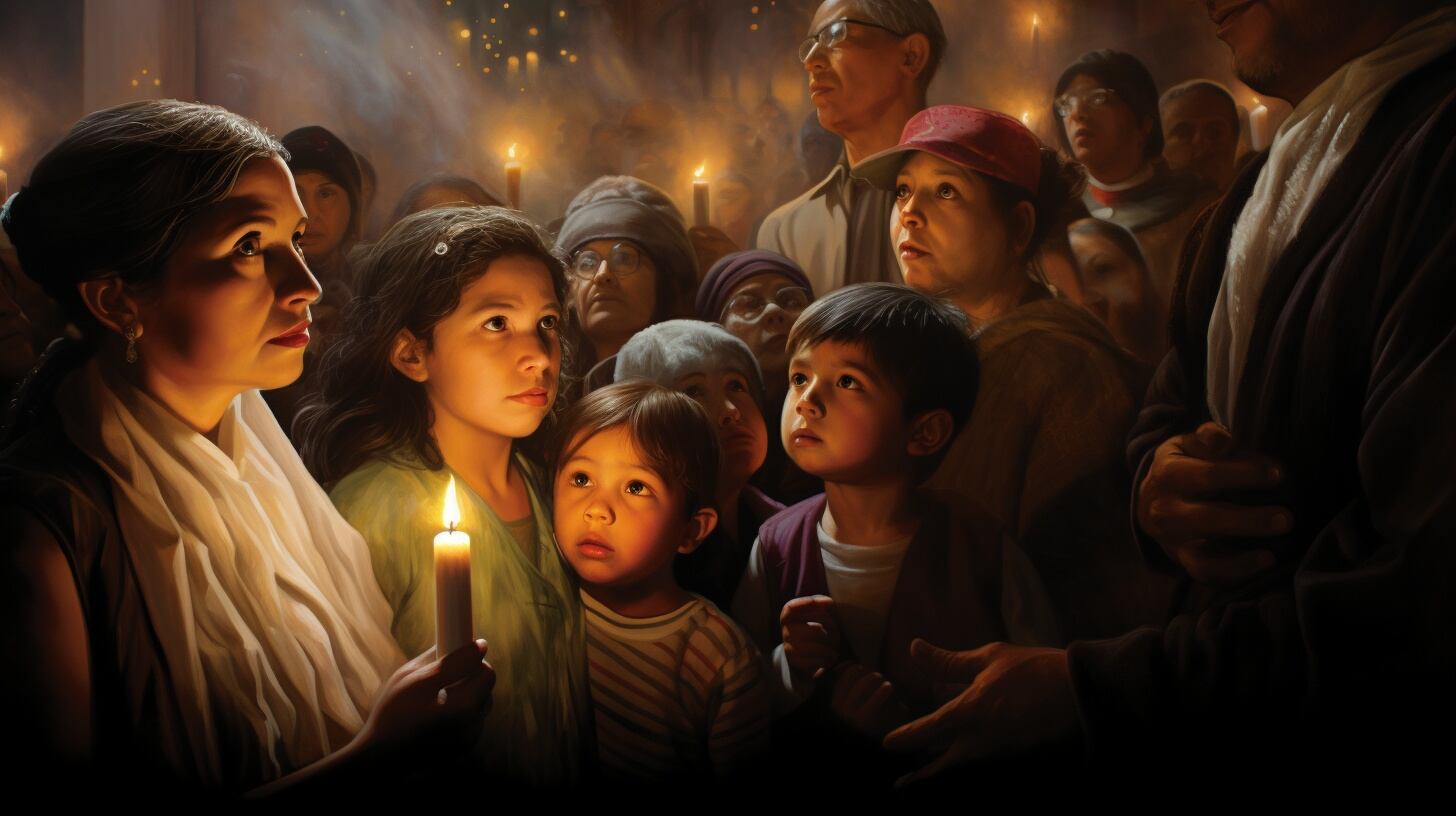 Familias mexicanas reunidas en Nochebuena disfrutando ponche y villancicos - (Imagen Ilustrativa Infobae)