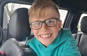 Sammy Teusch, de 10 años,