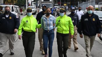 Eine venezolanische Frau wurde in