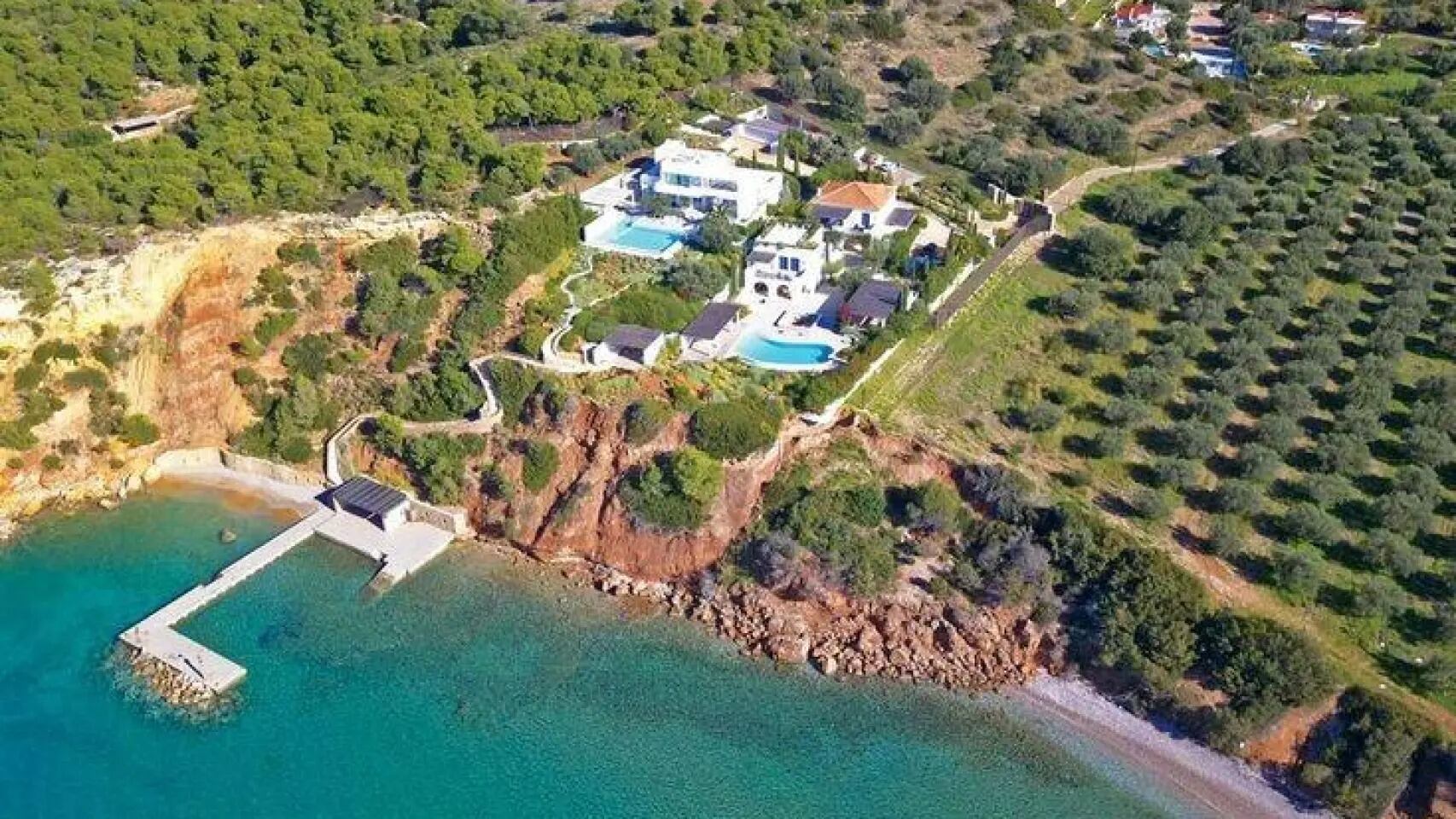 La finca vista desde un dron. (Pinterest)