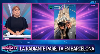 Magaly critica a Alejandra Baigorria por fotos con Said Palao tras rumores de infidelidadCaptura: Magaly TV La Firme.