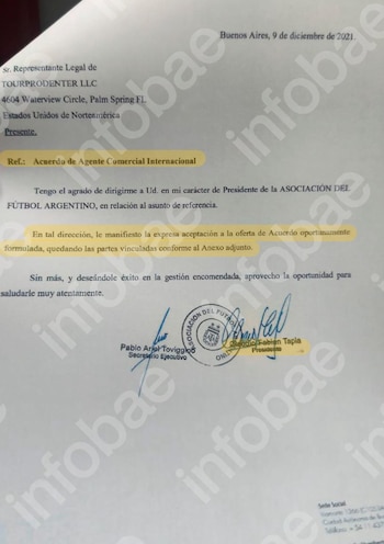 El documento secuestrado en las