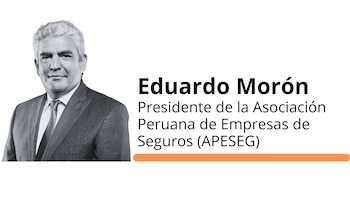 Eduardo Morón, presidente de la Asociación Peruana de Empresas de Seguros (APESEG).
