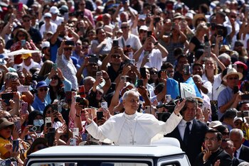 El pontífice ha retomado la