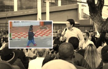 La mujer fue capturada en una salsamentaria ubicada cerca de la estación de policía de Florencia - crédito Noticias Caracol y Prensa Andrés Barrios