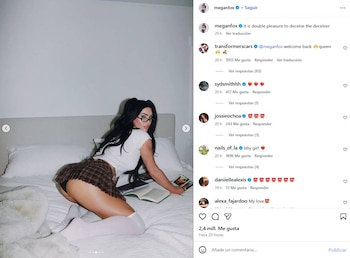 Megan Fox luce atuendo de colegiala y lanza aparente mensaje a su ex Machine Gun Kelly