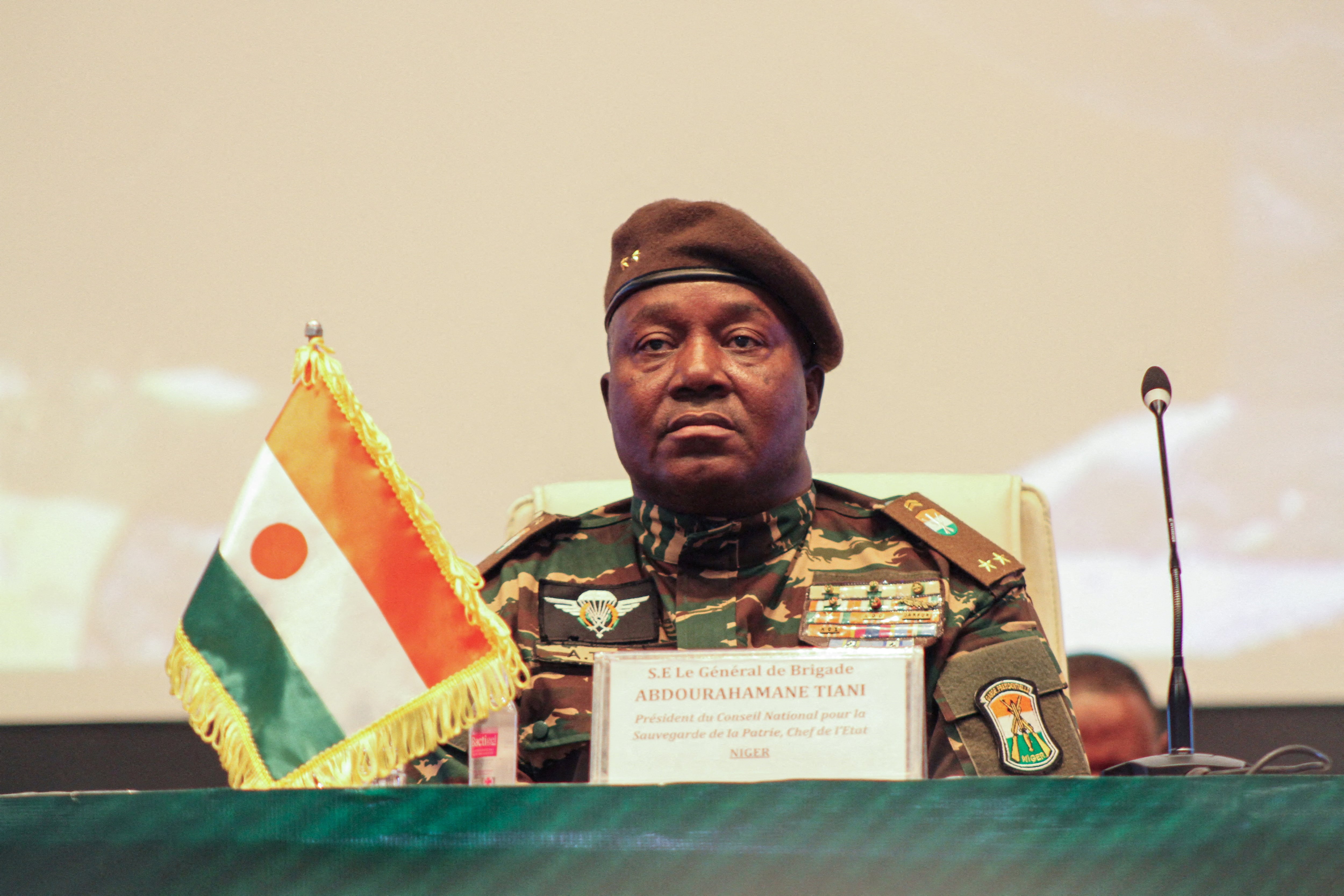 El general Abdourahamane Tiani, líder de la junta militar de Níger. REUTERS/ Mahamadou Hamidou