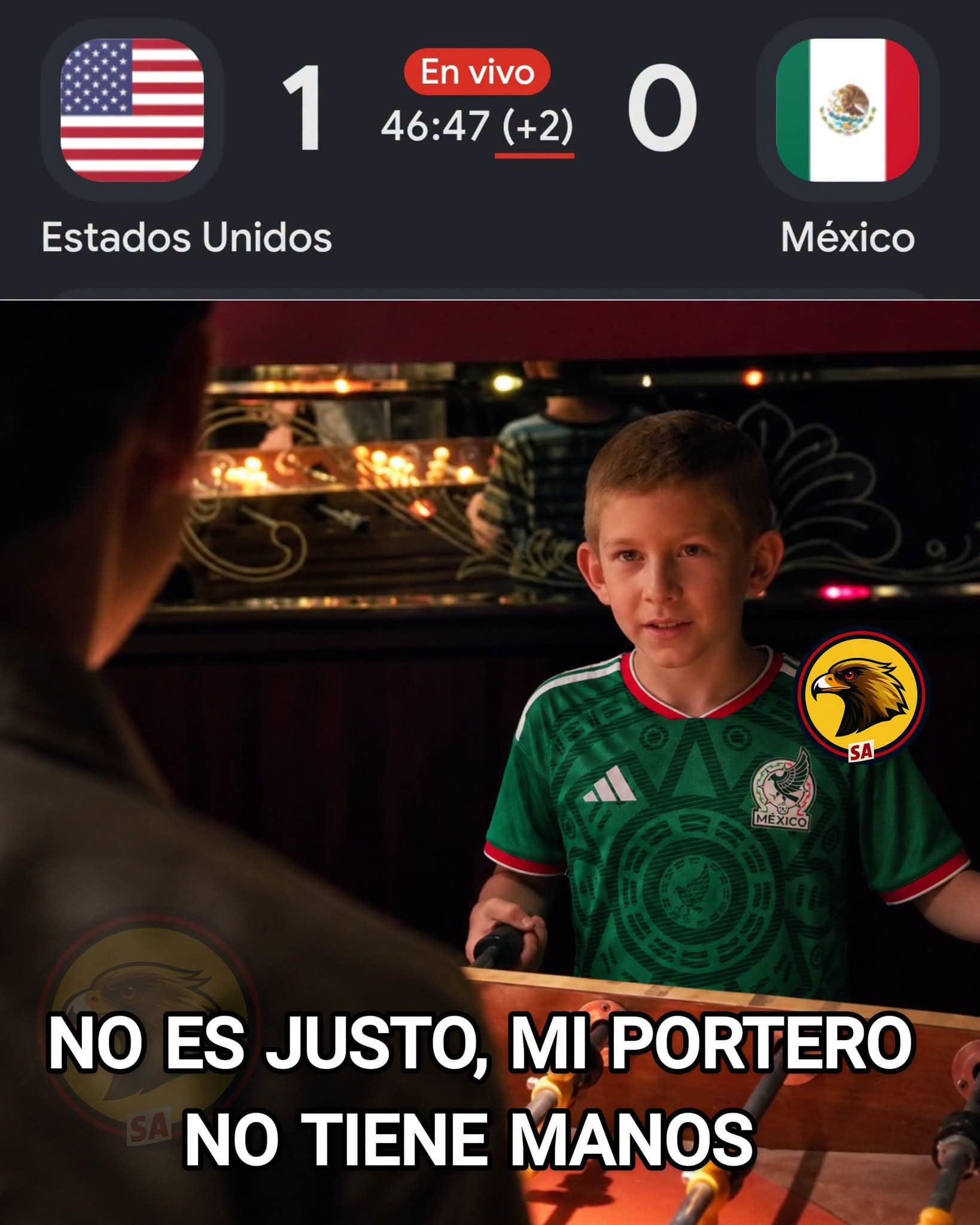 Un meme cuestiona la actuación del guardameta Raúl Tala Rangel. (X)