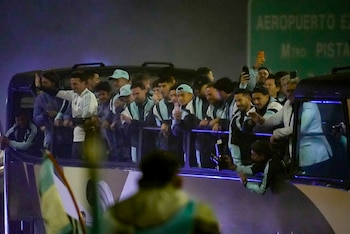 Recibimiento Selección Argentina - Ezeiza - Predio AFA