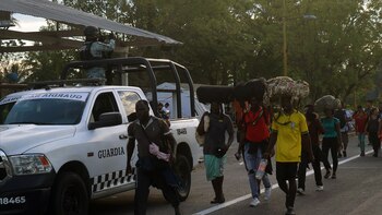 La caravana migrante denuncia más