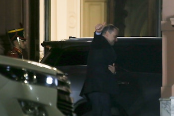 Javier Milei le toma juramento a al nuevo Jefe de Gabinete, Diego Santilli - Casa Rosada - Manuel Adorni