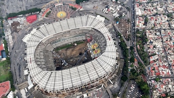 Cómo luce el Estadio Azteca